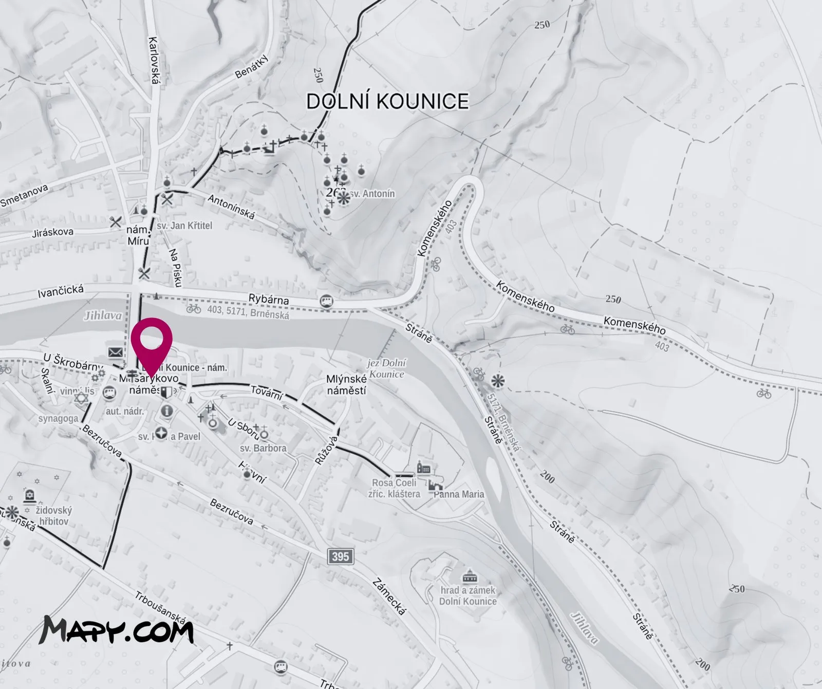 Kounický Dvůr, Dolní Kounice